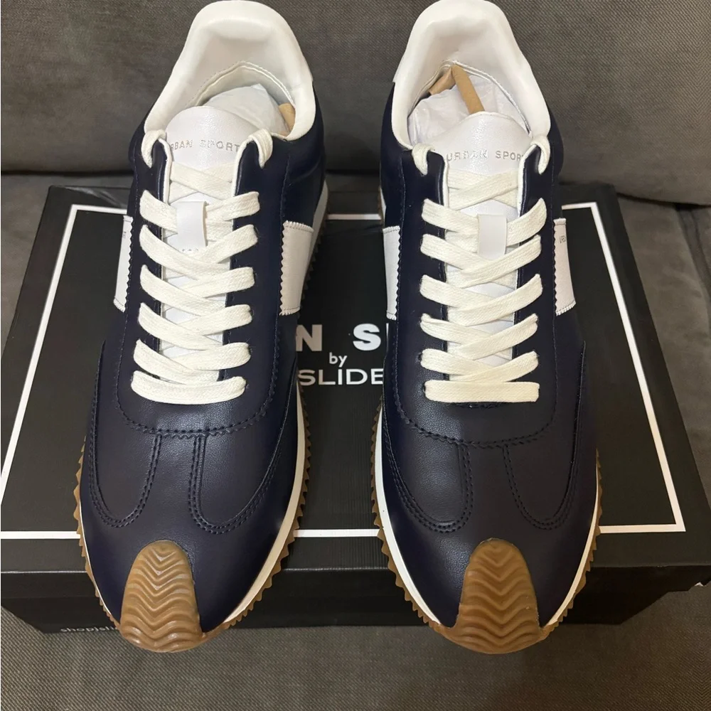 Urban Sports Women’s Navy Sneakers - Picture 4 of 6